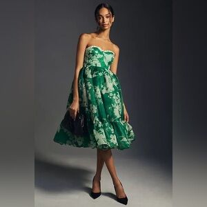 Green selkie dress